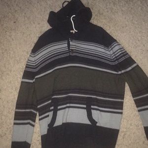 Knitted hoodie
